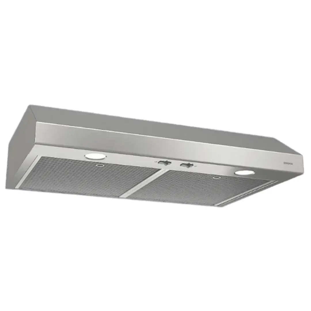 Under-cabinet range hood repair with weak suction issue fixed